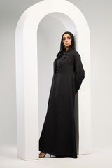 Timeless Elegance Abaya in Black