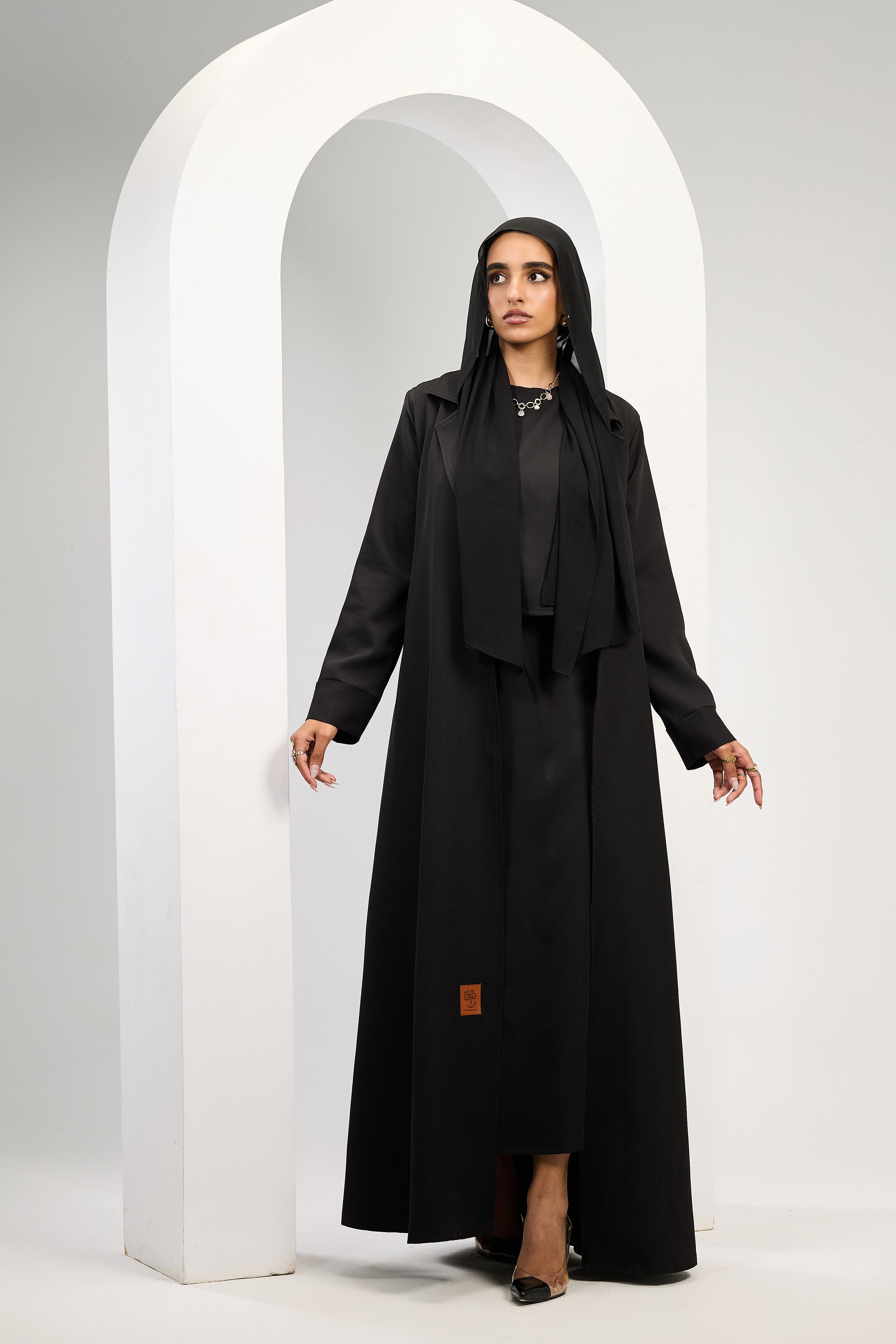 Timeless Elegance Abaya in Black