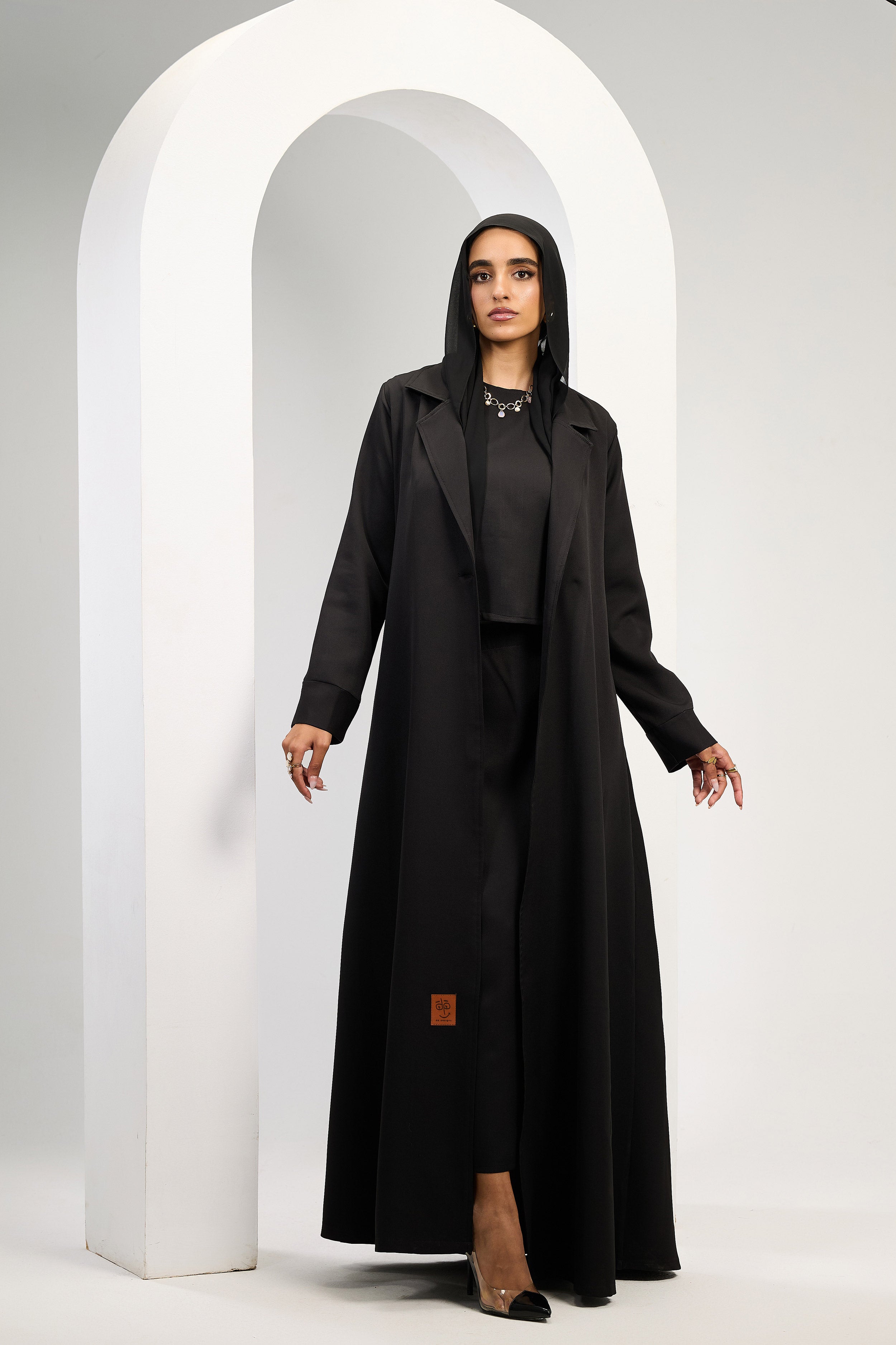 Timeless Elegance Abaya in Black