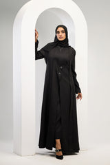 Refined Classic Abaya in Black