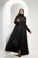 Refined Classic Abaya in Black